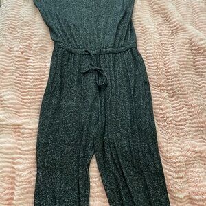 Serra Charcoal Gray Jumpsuit